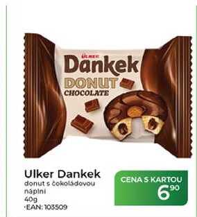Ulker Dankek donut s čokoládovou náplní 40g
