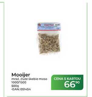 Mooijer mraž, žluté škeble maso 1000/1500 500g