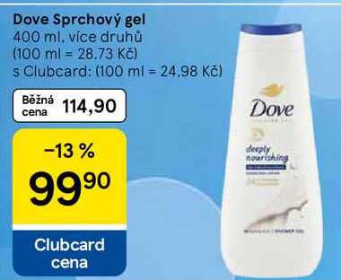 Dove Sprchový gel, 400 ml, více druhů 