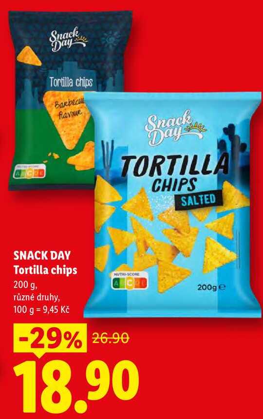 SNACK DAY Tortilla chips, 200 g