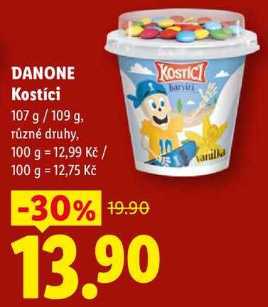 DANONE Kostíci, 107 g / 109 g
