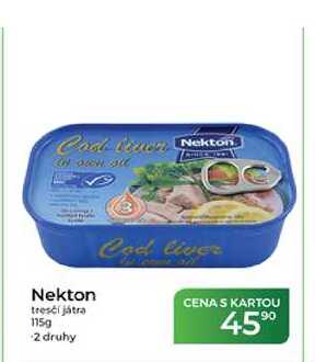 Nekton Cod liver tresċi játra 115g  