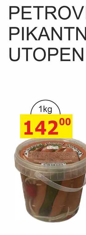PETROVICKÝ PIKANTNÍ UTOPENEC 1kg