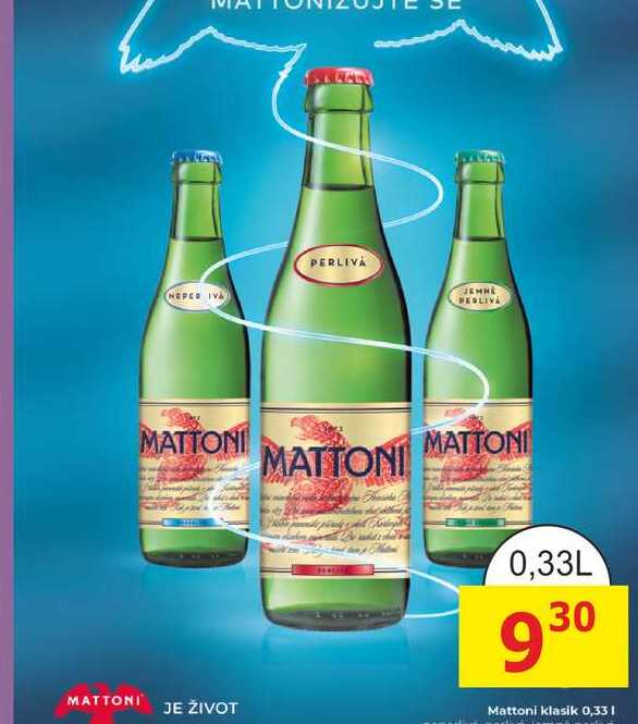 MATTONI 0,33L