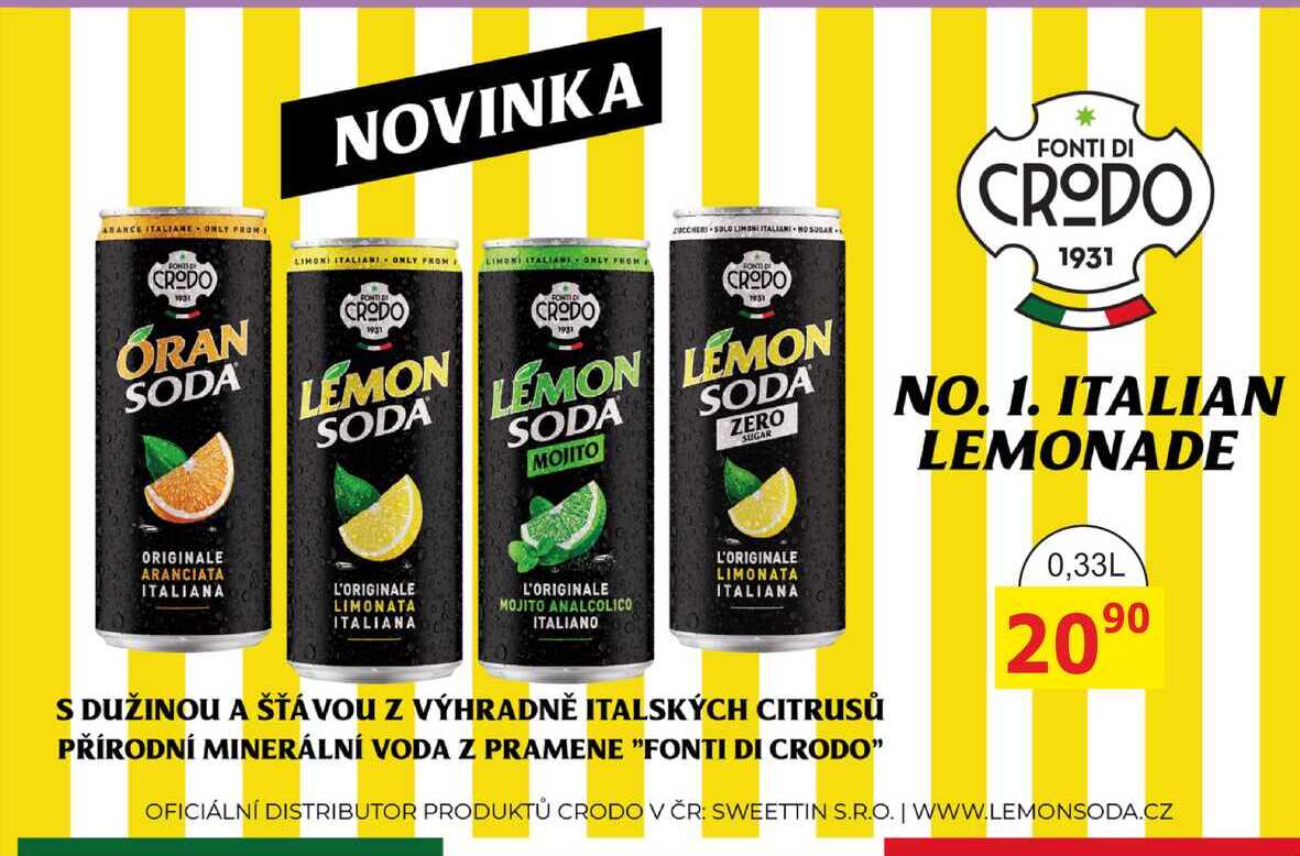 CRODO 0.33l plech