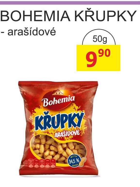 BOHEMIA KŘUPKY - arašídové 50g