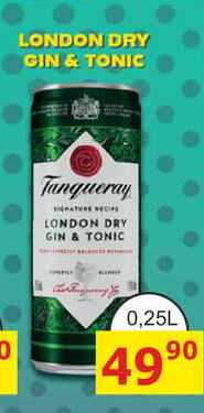 Tanqueray LONDON DRY GIN & TONIC 0,25l