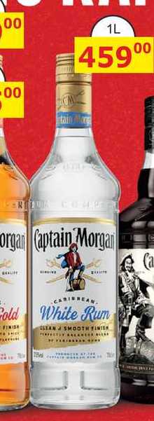 Captain Morgan White Rum 1l