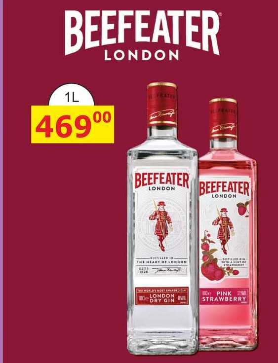 Beefeater London dry gin 1l