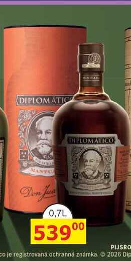 Diplomatico Mantuano 0,7l 40% Tuba