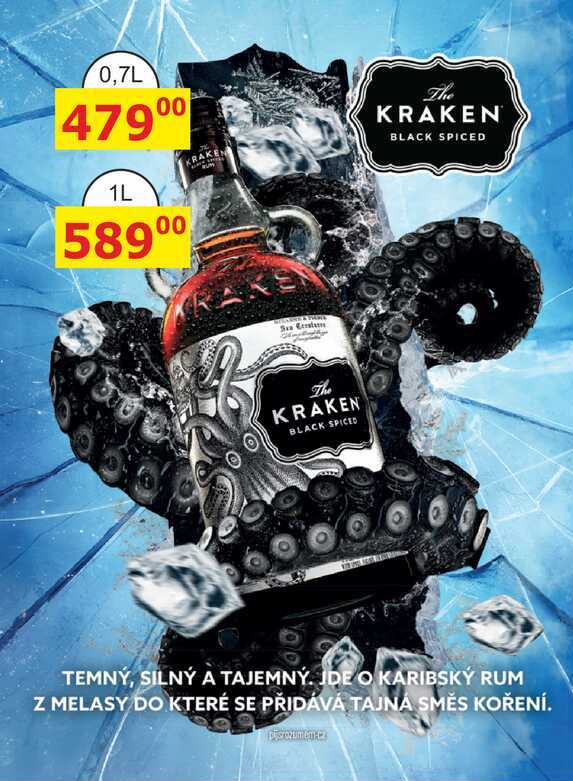 KRAKEN BLACK SPICED rum 0,7l