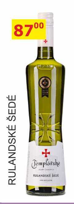 Templářské sklepy 0,75l RULANDSKÉ ŠEDÉ