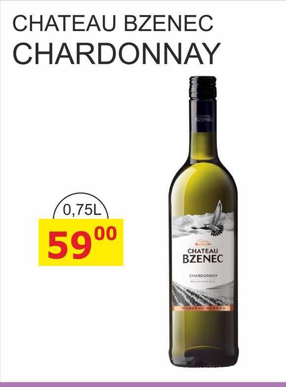 CHATEAU BZENEC CHARDONNAY 0,75L 