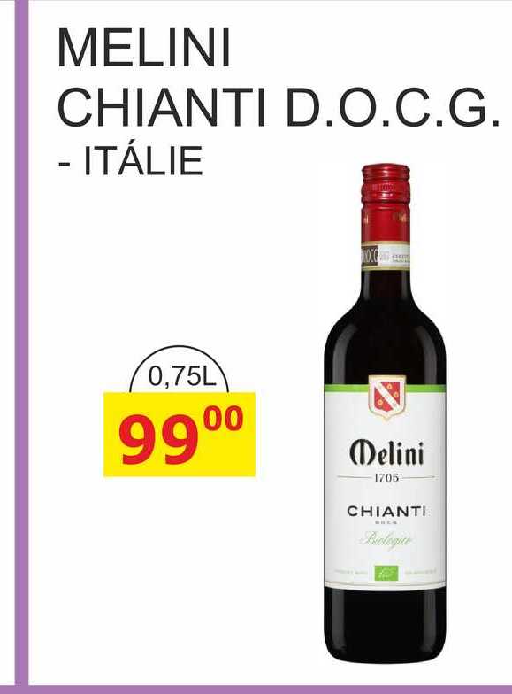 MELINI CHIANTI D.O.C.G. - ITÁLIE 0,75L