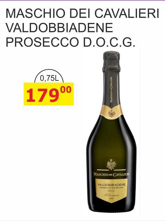 MASCHIO DEI CAVALIERI VALDOBBIADENE PROSECCO D.O.C.G. 0,75L