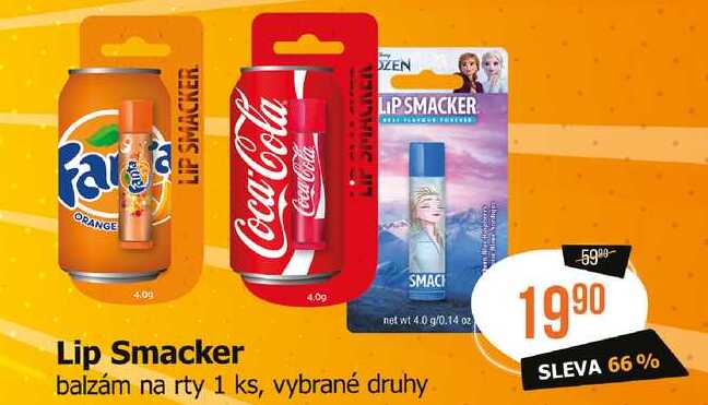 Lip Smacker balzám na rty 1 ks, vybrané druhy
