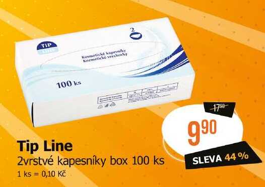 Tip Line 2vrstvé kapesníky box 100 ks 