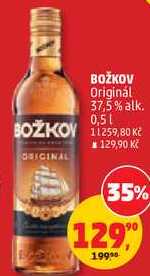BOŽKOV Originál 37,5% alk., 0,5 l