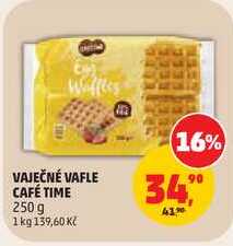 VAJEČNÉ VAFLE CAFÉ TIME, 250 g 