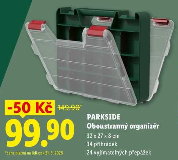 PARKSIDE Oboustranný organizér