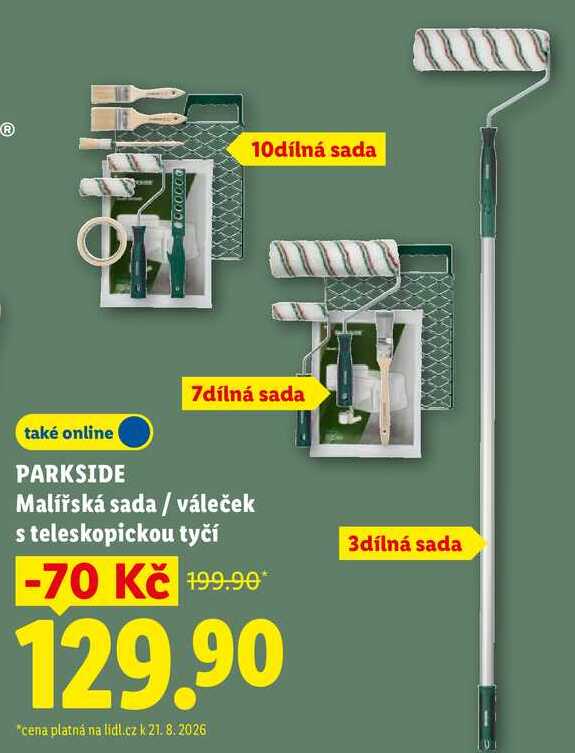 PARKSIDE Malířská sada / váleček s teleskopickou tyčí
