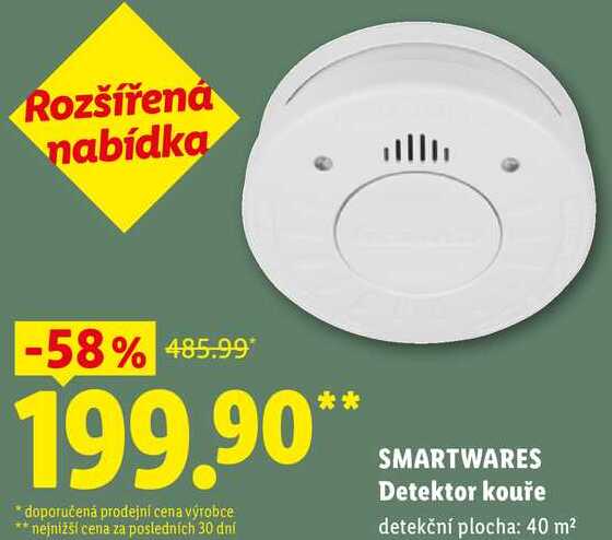 SMARTWARES Detektor kouře