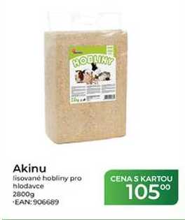 Akinu lisované hobliny pro hlodavce 2800 g