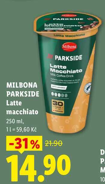 MILBONA PARKSIDE LATTE macchiato, 250 ml