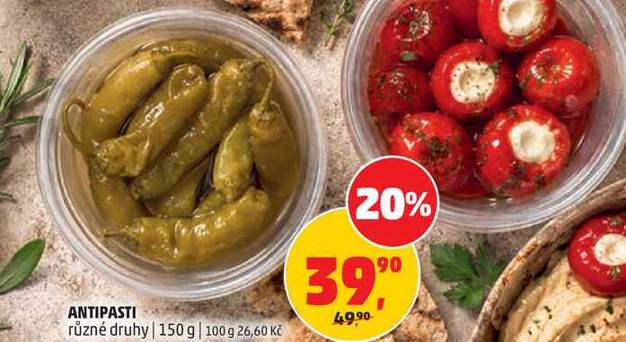 ANTIPASTI různé druhy, 150 g