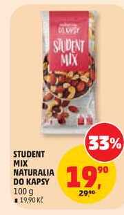 STUDENT MIX NATURALIA DO KAPSY, 100 g
