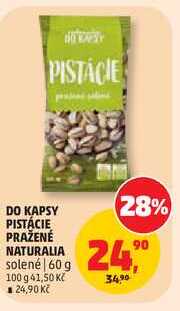 DO KAPSY PISTÁCIE PRAŽENÉ NATURALIA solené, 60 g