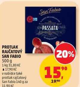 PROTLAK RAJČATOVÝ SAN FABIO, 500 g