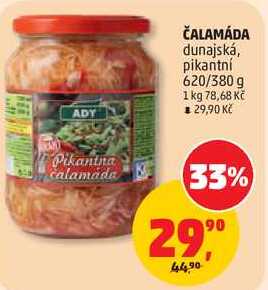 ČALAMÁDA dunajská, pikantní, 620/380 g