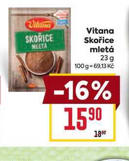 Vitana skořice mletá 23g