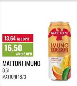 MATTONI IMUNO, 0,51