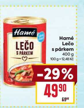 Hamé Lečo s párkem 400 g