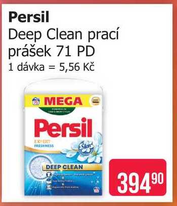 Persil Deep Clean prací prášek 71 PD