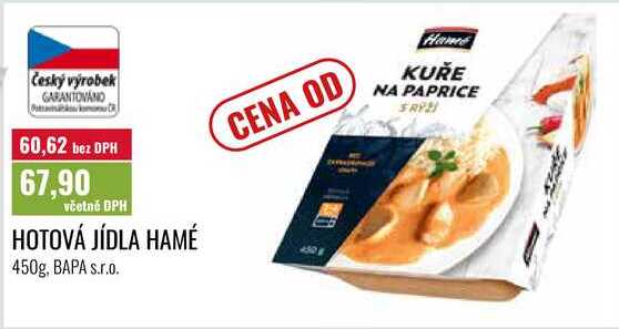 HOTOVÁ JÍDLA HAMÉ, 450g