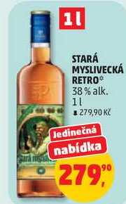 STARÁ MYSLIVECKÁ RETRO 38% alk., 1 l 