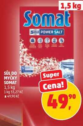 SŮL DO MYČKY SOMAT, 1,5 kg