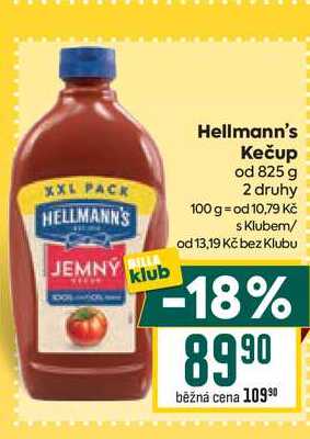 Hellmann's Kečup od 825 g