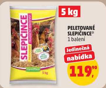 PELETOVANÉ SLEPIČINCE, 1 balení