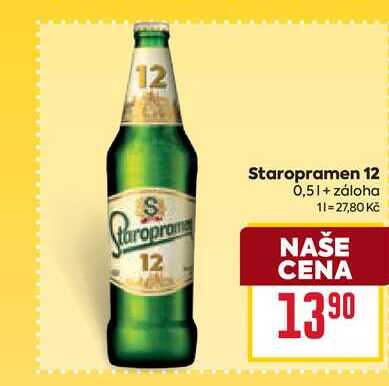 Staropramen 12 0,5l