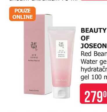 BEAUTY OF JOSEON Red Bean Water gel hydratačn gel 100 ml