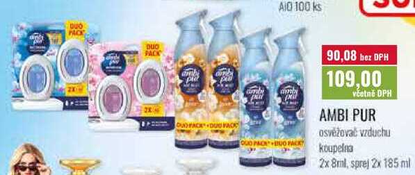 AMBI PUR, 2x 8ml, sprej 2x 185 ml