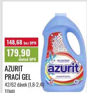 AZURIT PRACÍ GEL, 42/62 dávek (1,8-2,41)