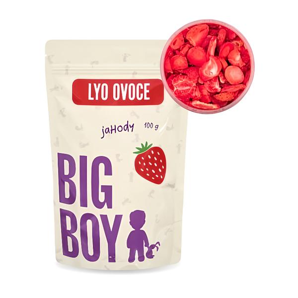 BIG BOY® Jahody plátky sušené mrazem