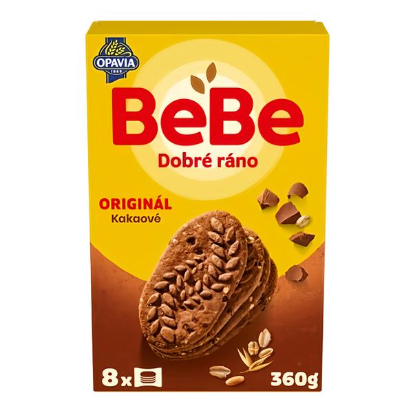 Opavia sušenky kakaové BeBe Dobré Ráno s kousky čokolády 8 x 45g