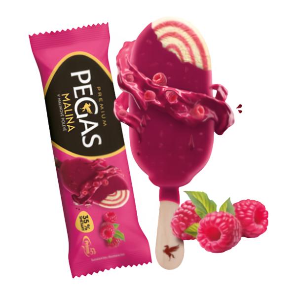 Pegas Premium Malina v malinové polevě