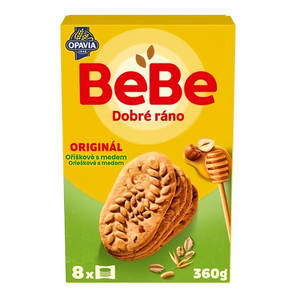 Opavia sušenky BeBe Dobré Ráno oříškové s medem 8 x 45g